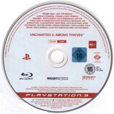 Uncharted 2 Among Thieves (промо диск) [PS3, английская версия]